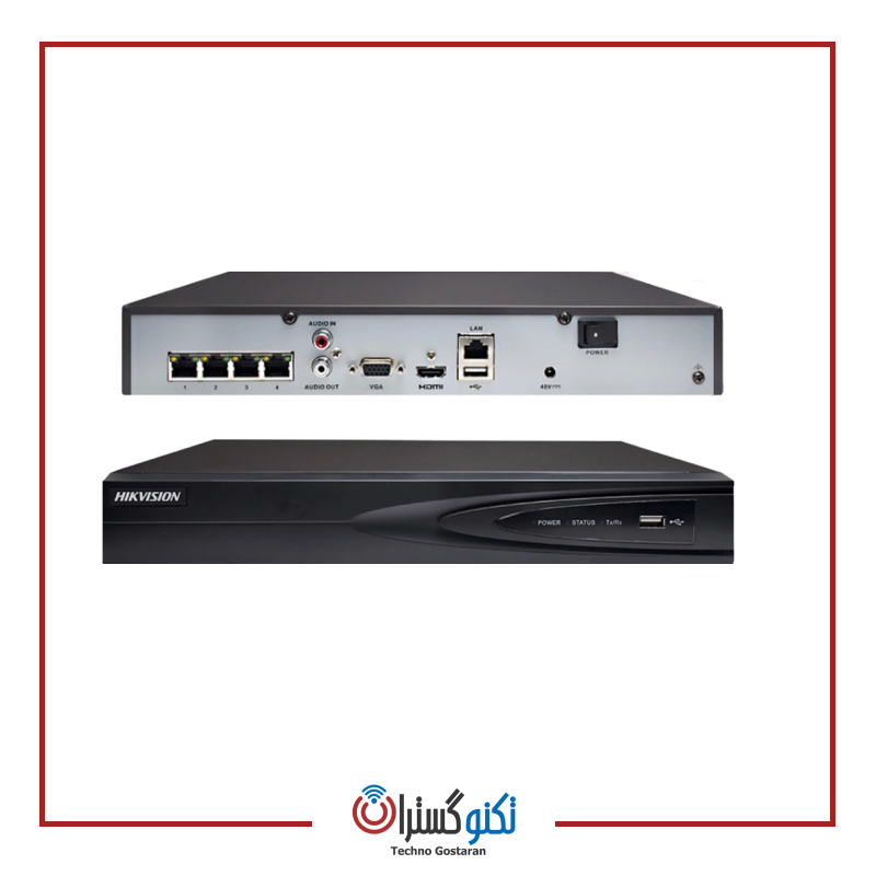 دستگاه  ضبط تصاویر تحت شبکه ان وی آر 12 کانال 4K NVR مدل 8012F