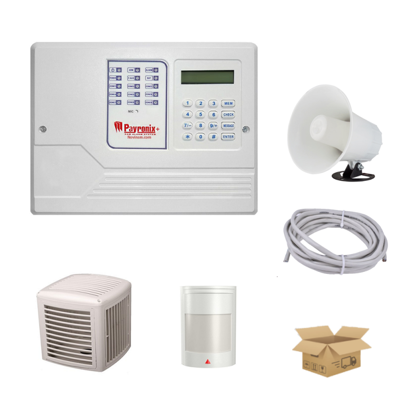 پکیج دزدگیر پایرونیکس با یک چشمی سیمی