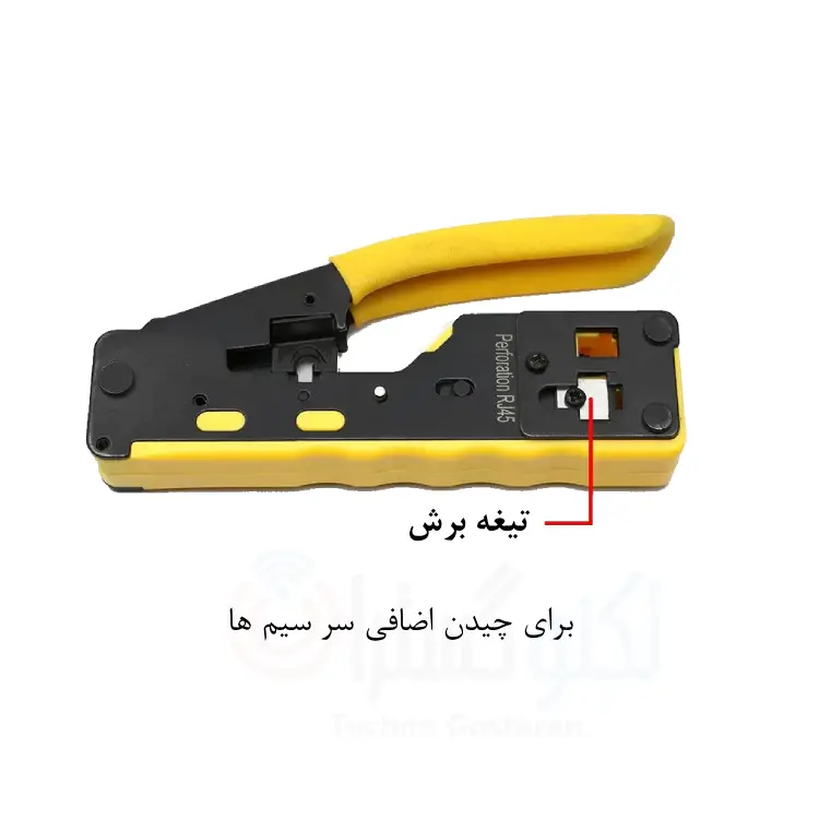 آچار سوکت زن شبکه  میان گذر حرفه ای برند ETTO