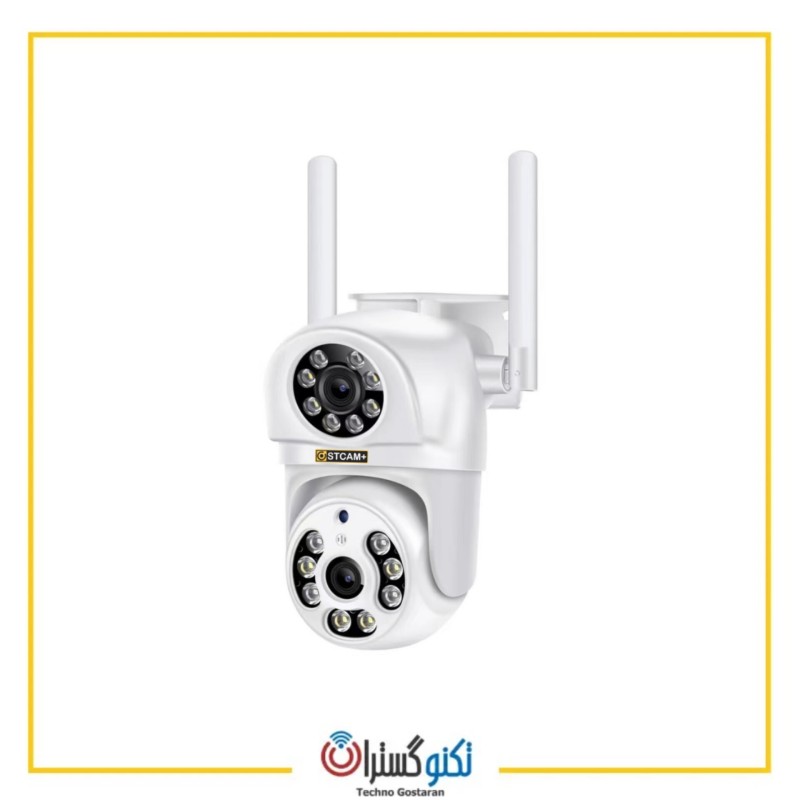 دوربین وای فای اسپیددام  دو لنز OSTCAM+ مدل SKY PIXEL - گارانتی 12 ماهه