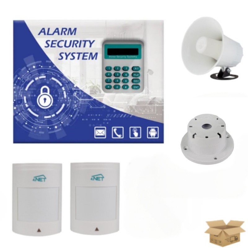 پکیج دزدگیر سیم کارتی فورنت 4NET با دو سنسور حرکتی+ گارانتی 60 ماهه