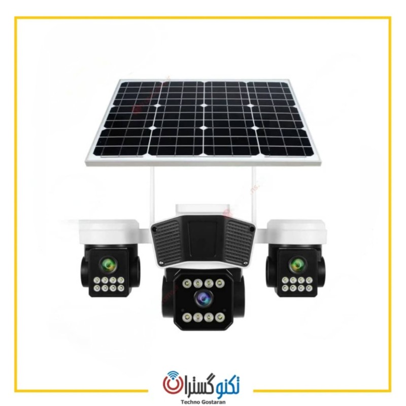 دوربین اسپید دام خورشیدی سیم کارت خور سه لنز Okam pro