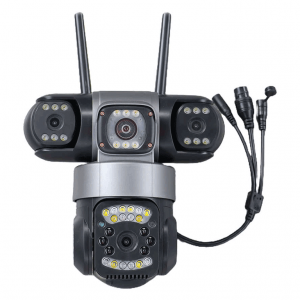 دوربین اسپید دام وای فای و سیم کارتی 5 مگاپیکسل سه لنز v380