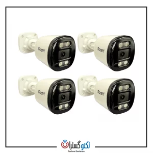 پکیج کامل دوربین مداربسته 4 عددی   دید در شب رنگی ITCAM - فروش ویژه