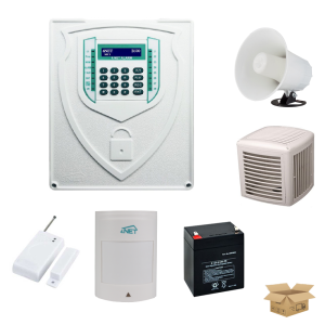 پکیج حرفه ای دزدگیر فورنت 4NET با یک چشمی سیمی و یک مگنت بی سیم+ گارانتی 60 ماهه