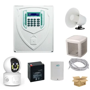 پکیج  آماده نصب دزدگیراماکن فورنت 4net با یک چشمی و دوربین وای فای