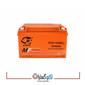 باتری 12 ولت 42 آمپر وارداتی برند سایکل CYCLE مناسب یو پی اس