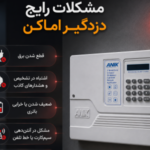 رایج ترین مشکلات دزدگیر اماکن