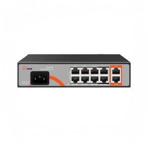 سوییچ شبکه 8 پورت 10/100 مکسرون POE مدل MSW-3008FPB-2FL-120I