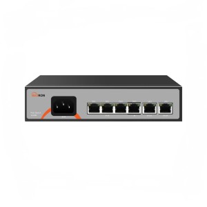 سوییچ شبکه 4 پورت 10/100 مکسرون POE مدل MSW-3004FP-2FL-60I