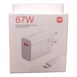 شارژر فست شیائومی مدل Mi MDY-12-ES توان 67 وات همراه کابل