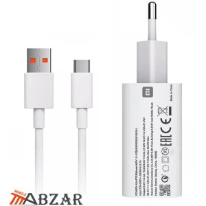 شارژر دیواری شیائومی ۶۷ وات با کابل