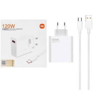 شارژر دیواری شیائومی مدل VCA7GACH ظرفیت ۱۲۰ وات با کابل Type-C