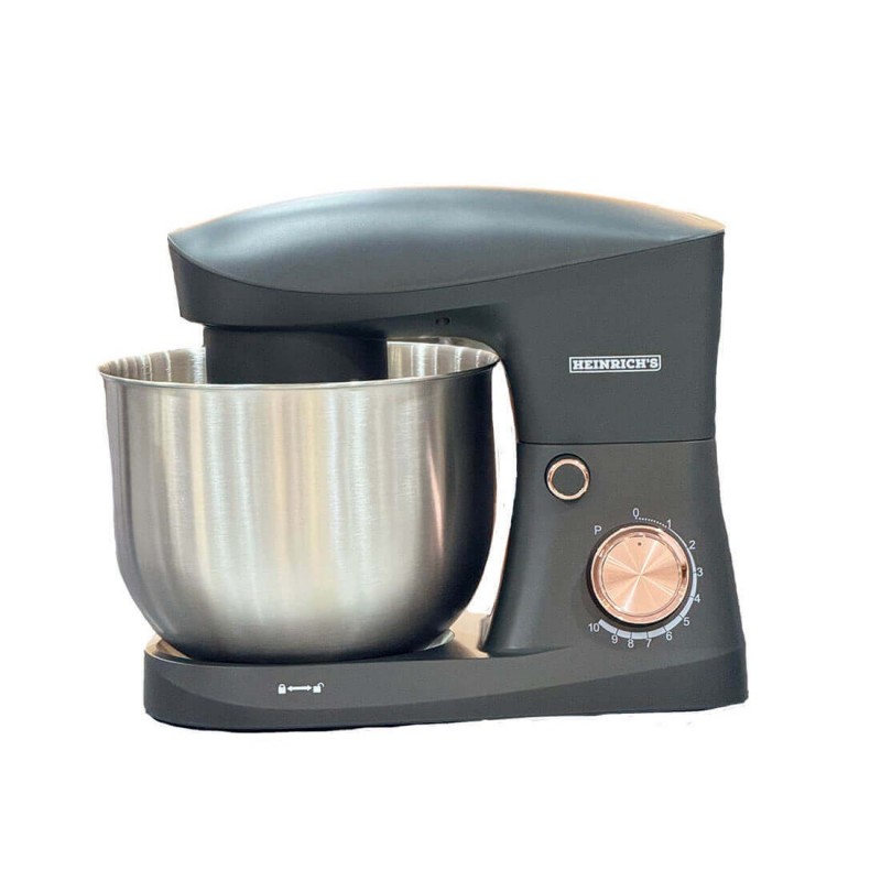 همزن کاسه دار 6 لیتری هنریچ مدل KM8077 رنگ نوک مدادی