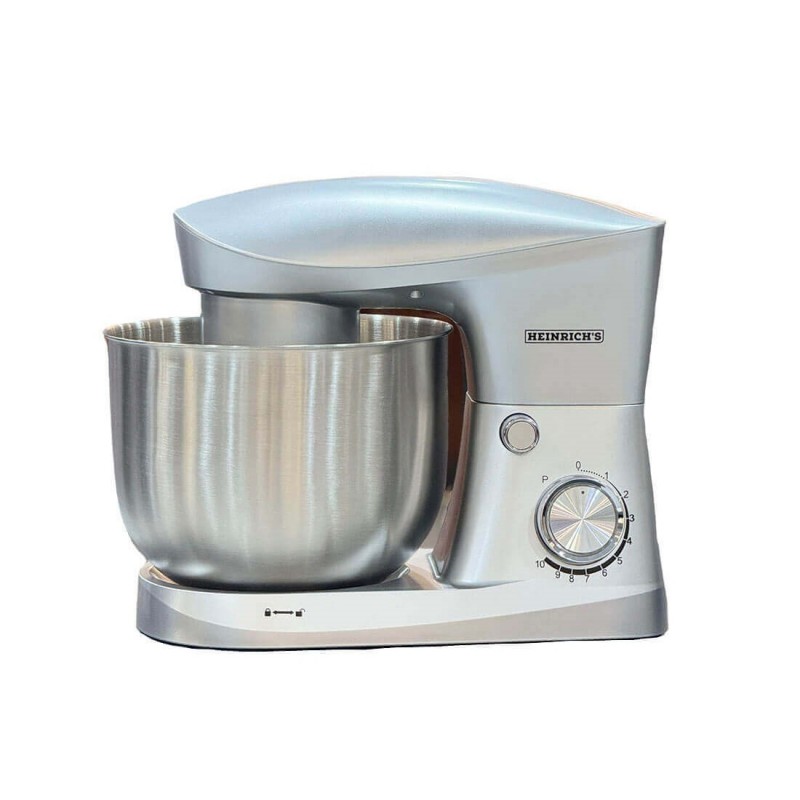 همزن کاسه دار 6 لیتری هنریچ مدل KM8077 رنگ سیلور