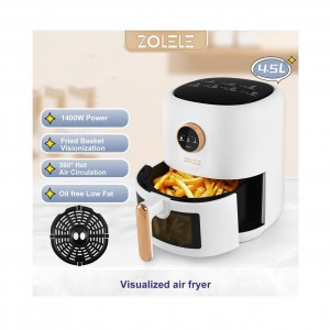 سرخ کن بدون روغن (هواپز) 4.5 لیتری زوله له(شیائومی) مدل ZA004 رنگ سفید