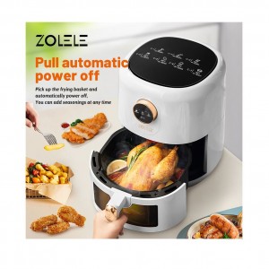 سرخ کن بدون روغن (هواپز) 4.5 لیتری زوله له(شیائومی) مدل ZA004 رنگ سفید