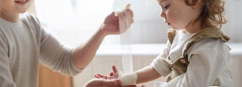 زخم در کودکان