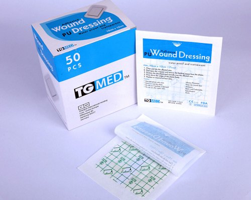 پانسمان شفاف تی جی مد - TGMED PU wound dressing