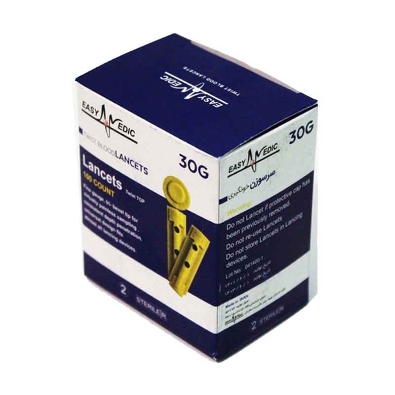 سوزن خون‌گیری لانست چهار پر ایزی مدیک، مشخصات + خرید آنلاین