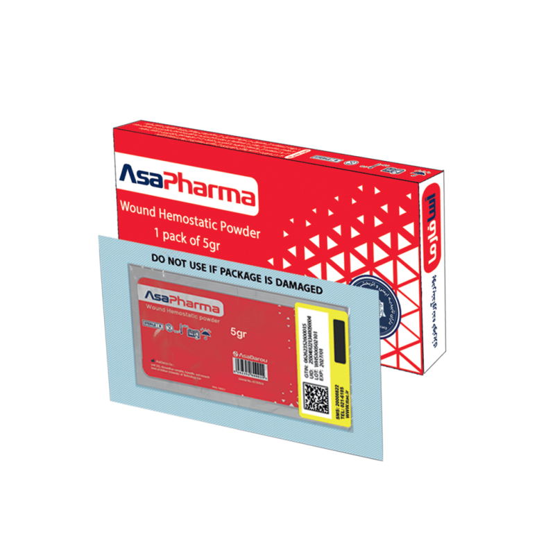 پودر بند آورنده خونریزی آسافارما 5 گرمی ، مشخصات+ خرید آنلاین
