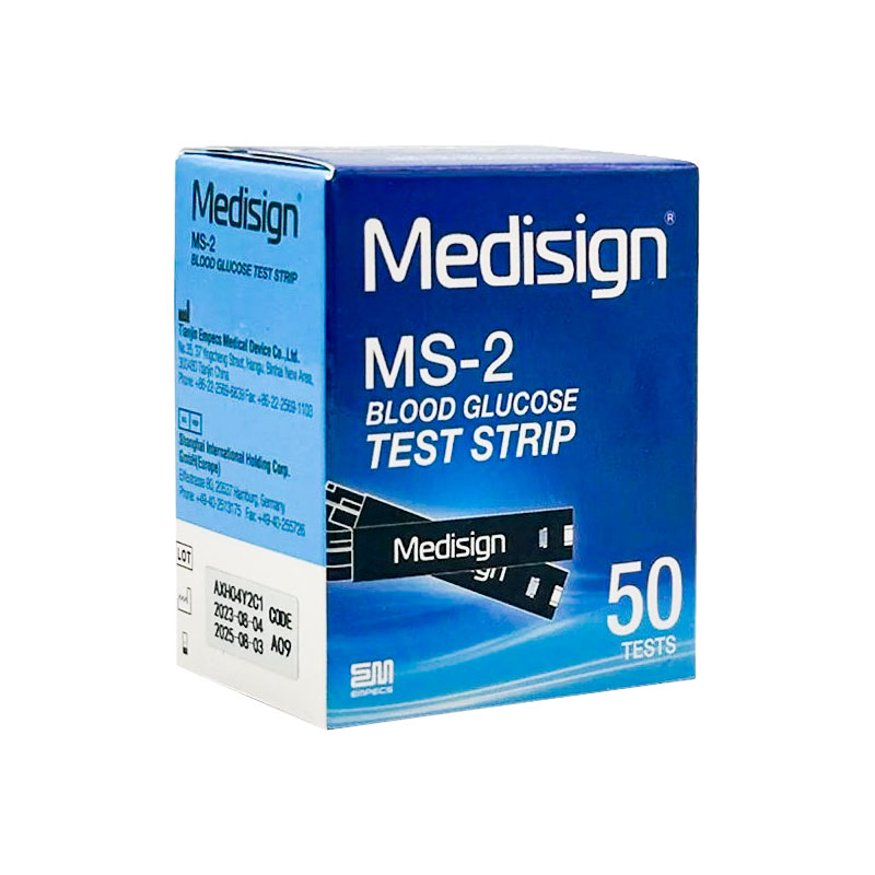 نوار تست قند خون مدیساین MS-2 | خرید و قیمت نوار مدیساین