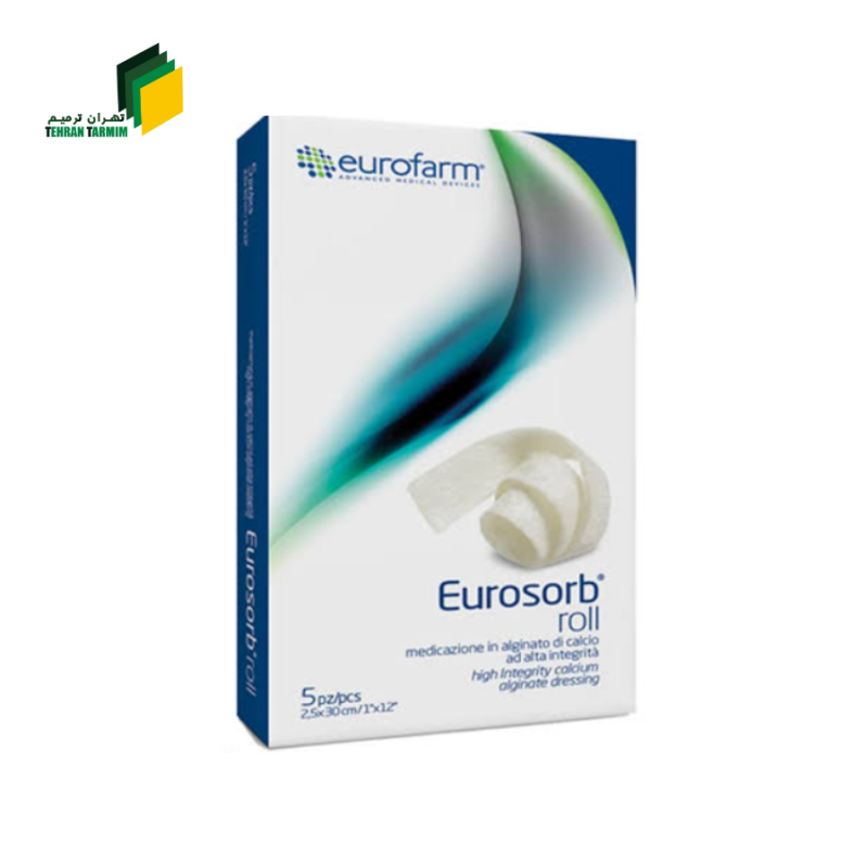 پانسمان آلژینات کلسیم یوروزورب نواری یوروفارم،مشخصات+خرید آنلاین