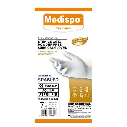دستکش جراحی بدون پودر مدیسپو - Medispo Powder Free Surgical Gloves