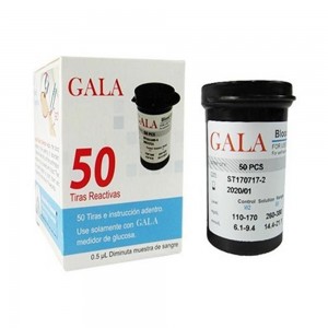 نوار تست قند خون گالا بسته 50 عددی، مشخصات + خرید آنلاین