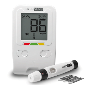 دستگاه قند خون فری سنس (Freesens- EM-TAG)+ 50 عدد نوار، مشخصات + خرید آنلاین