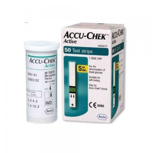 نوار تست قند خون اکیو چک مدل اکتیو بسته 50 عددی، مشخصات + خرید آنلاین