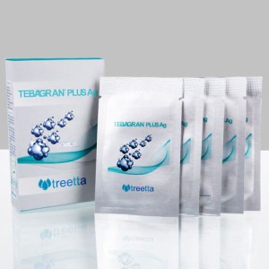 پانسمان گرانول کلاژن نقره طباگرن پلاس تریتا TREETA Tebagran Plus Ag  Collagen Granule Dressing with Silver