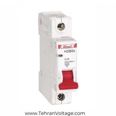 فیوز مینیاتوری هیمل تک پل 1 آمپر C Curve DC