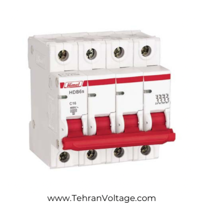 فیوز مینیاتوری هیمل چهار پل 16 آمپر C Curve