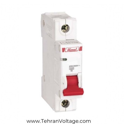 فیوز مینیاتوری هیمل تک پل 2 آمپر C Curve