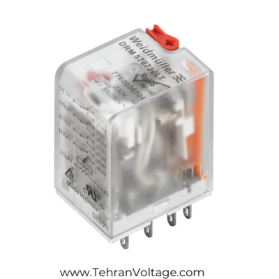 رله شیشه ایی وایدمولر ۲ کنتاکت ۱۱۰VDC
