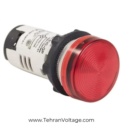 چراغ سیگنال باکالیت قرمز با لامپ داخلی 120v AC اشنایدر