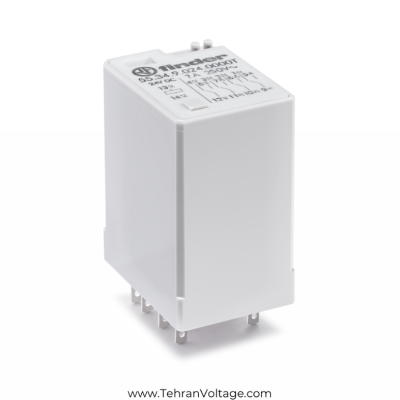 رله شیشه ایی فیندر ۴ کنتاکت 110VDC تیغه ایی