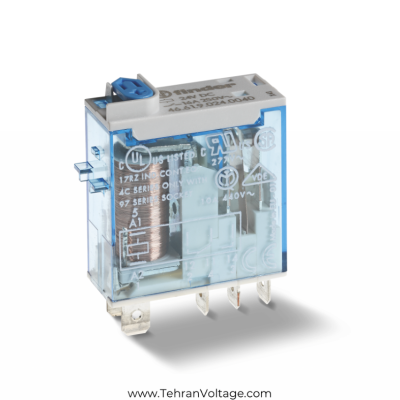 رله شیشه ایی فیندر ۱ کنتاکت 24VDC چراغدار