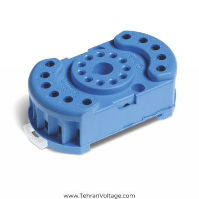 سوکت رله شیشه ایی فیندر ۲ کنتاکت گرد