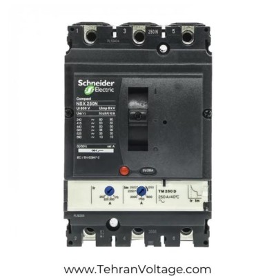 کلید اتوماتیک سه پل 250 آمپر 36kA اشنایدر
