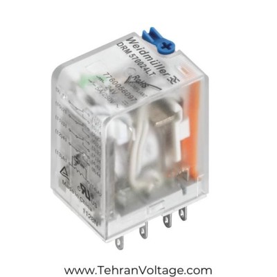 رله شیشه ایی وایدمولر ۴ کنتاکت 24VDC