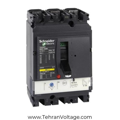 کلید اتوماتیک سه پل 400 آمپر 50kA میکرولاجیک2.3 اشنایدر