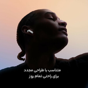 هدفون بلوتوثی اپل مدل AirPods 4 (نسخه دارای نویز کنسلینگ)