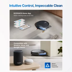 جاروبرقی رباتیک اکووکس مدل  ECOVACS T80 Omni