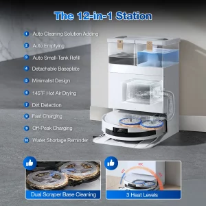 جاروبرقی رباتیک اکووکس مدل Ecovacs T50 Max Pro Omni