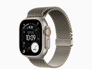 ساعت هوشمند اپل واچ مدل (Apple Watch Ultra 3 (2025 بند میلانس  بدنه تیتانیوم