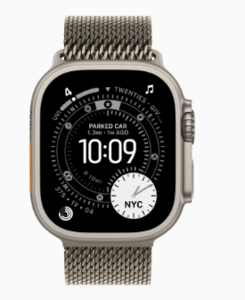 ساعت هوشمند اپل واچ مدل (Apple Watch Ultra 3 (2025 بند میلانس  بدنه تیتانیوم