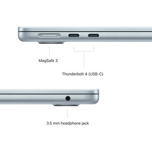 لپ تاپ 13.6 اینچی اپل مدل MacBook Air MDHE4 2026 LLA-M5-16GB RAM-512GB SSD