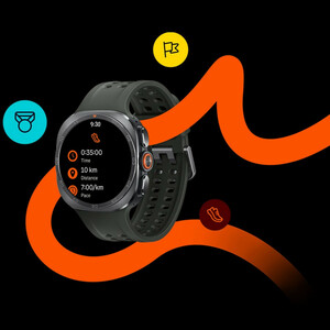 ساعت هوشمند 47 میلی‌متری سامسونگ مدل Galaxy Watch Ultra 2 با بند لاستیکی